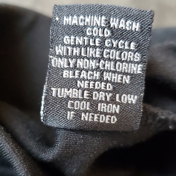 Black Pull On Women's Straight Leg Pants XL - Picture 8 of 8